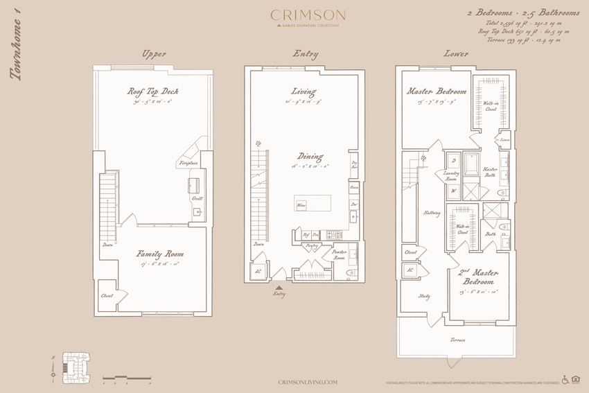 Townhome Floorplan 1 Townhome Floorplan 1